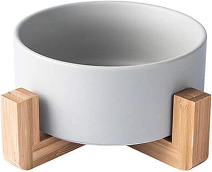 Keramikschale für Haustiere (grau) von Wikao