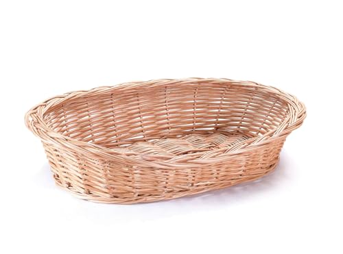Wiklinowy Świat - Weidenkorb Hundebett Katzenbett, Weidenbett für Haustiere - Natürlich warm, atmungsaktiv und stilvoll - Verschiedene Größen 75x53x17cm - kein Kissen Wiklinowy Świat - Weidenkorb Hundebett Katzenbett, Weidenbett für Haustiere - Natürlich warm, atmungsaktiv und stilvoll - Verschiedene Größen 75x53x17cm - kein Kissen von Wiklinowy Swiat