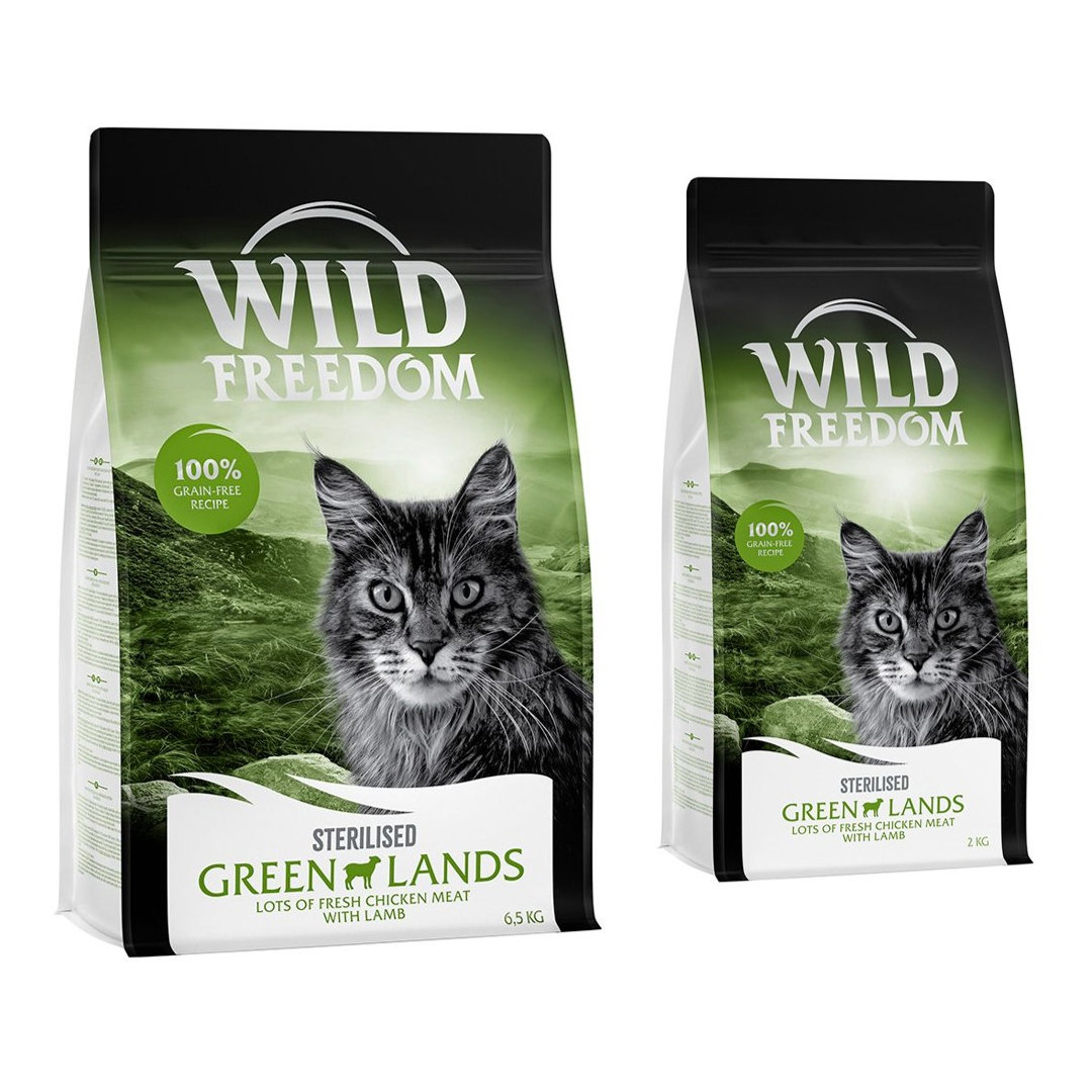 2 kg gratis! 8, 5 kg Wild Freedom Adult - getreidefreie Rezeptur - "Green Lands" mit Lamm von Wild Freedom