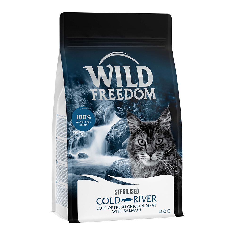 400 g Wild Freedom Trockenfutter zum Sonderpreis Sterilised: Cold River - Lachs 400 g Wild Freedom Trockenfutter zum Sonderpreis Sterilised: Cold River - Lachs von Wild Freedom