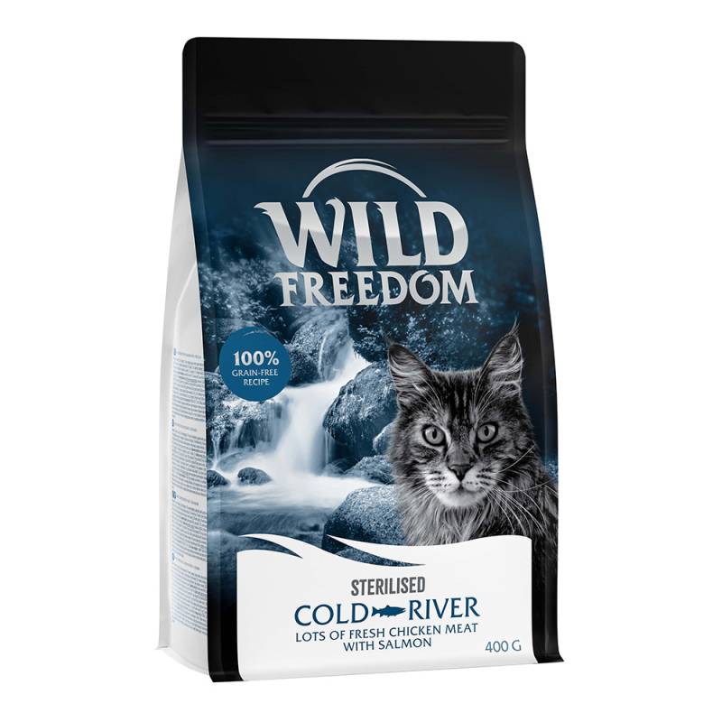 400 g Wild Freedom Trockenfutter zum Sonderpreis Sterilised: Cold River - Lachs von Wild Freedom