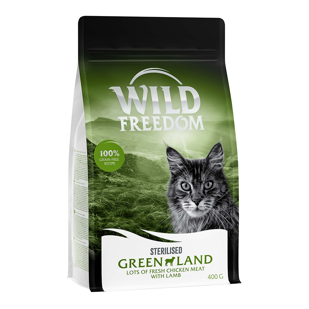 400 g Wild Freedom Trockenfutter zum Sonderpreis Sterilised: Green Lands - Lamm 400 g Wild Freedom Trockenfutter zum Sonderpreis Sterilised: Green Lands - Lamm von Wild Freedom