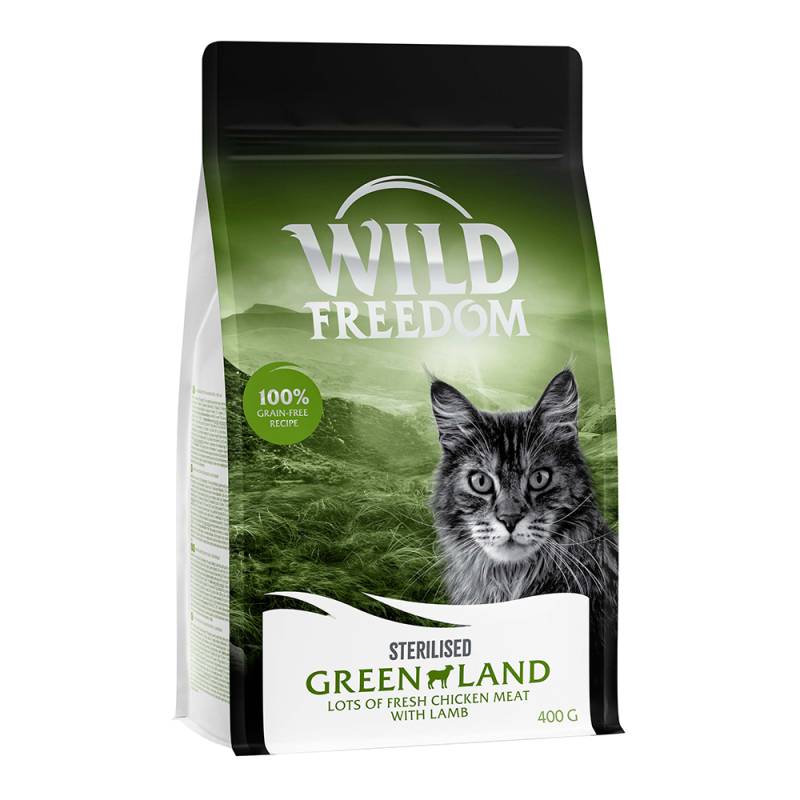 400 g Wild Freedom Trockenfutter zum Sonderpreis Sterilised: Green Lands - Lamm von Wild Freedom