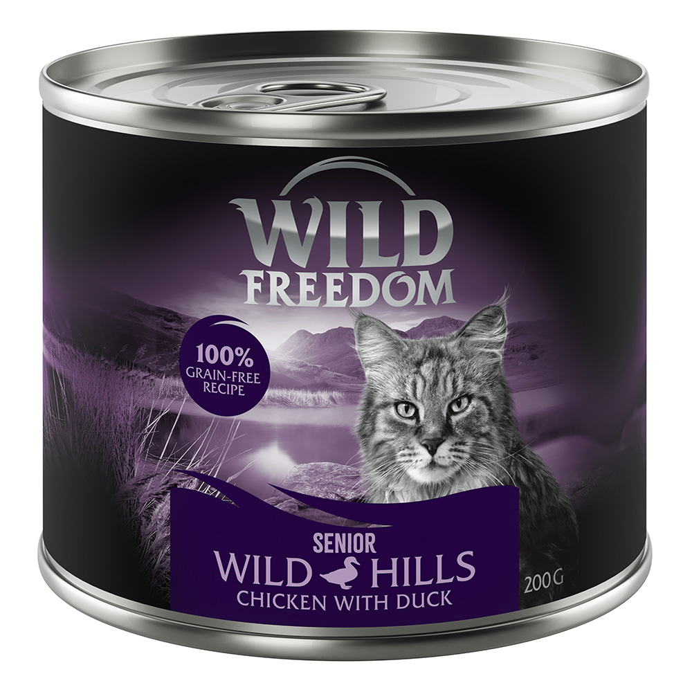 5 + 1 gratis! Wild Freedom 6 x 200 g - SENIOR Wild Hills - Ente & Huhn 5 + 1 gratis! Wild Freedom 6 x 200 g - SENIOR Wild Hills - Ente & Huhn von Wild Freedom