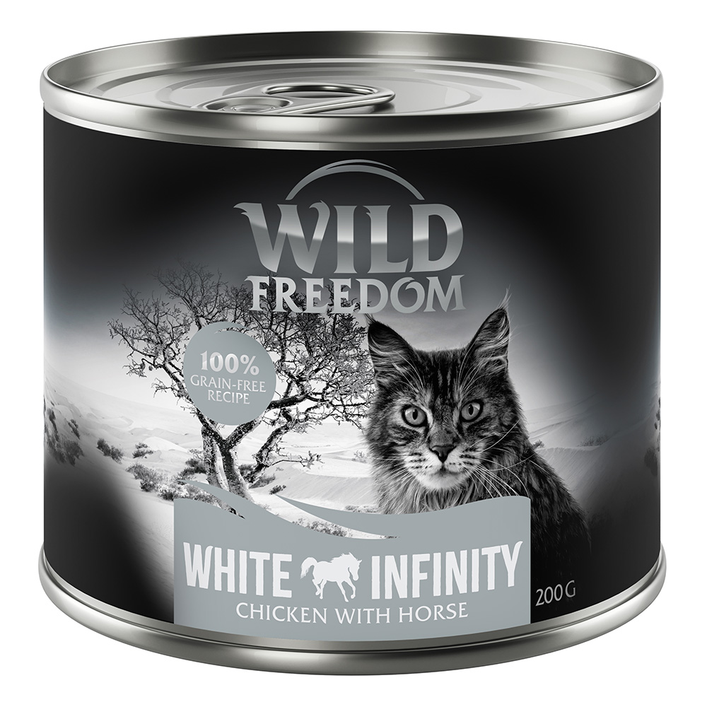 5 + 1 gratis! Wild Freedom 6 x 200 g - White Infinity - Huhn & Pferd 5 + 1 gratis! Wild Freedom 6 x 200 g - White Infinity - Huhn & Pferd von Wild Freedom