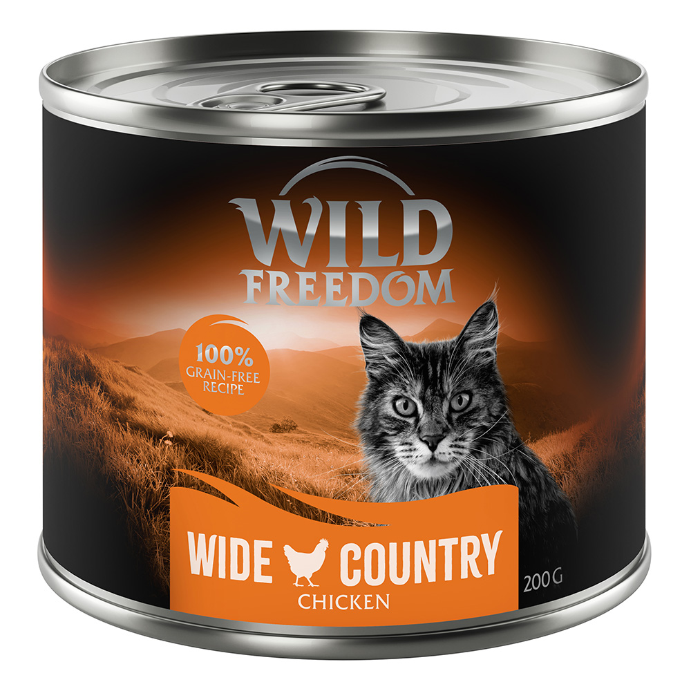 5 + 1 gratis! Wild Freedom 6 x 200 g - Wide Country - Huhn pur 5 + 1 gratis! Wild Freedom 6 x 200 g - Wide Country - Huhn pur von Wild Freedom