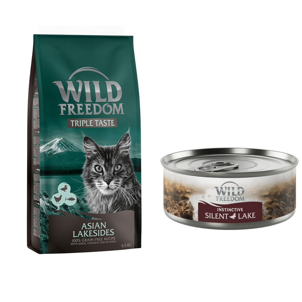 6,5 kg Wild Freedom + 6 x 70 g "Instinctive" Nassfutter gratis! - Asian Lakesides - Ente, Huhn & Meeresfisch + 6 x 70 g Ente 6,5 kg Wild Freedom + 6 x 70 g "Instinctive" Nassfutter gratis! - Asian Lakesides - Ente, Huhn & Meeresfisch + 6 x 70 g Ente von Wild Freedom