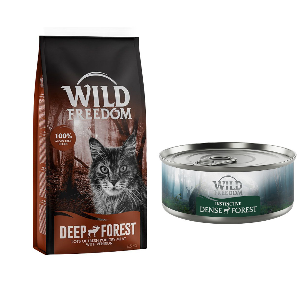 6,5 kg Wild Freedom + 6 x 70 g "Instinctive" Nassfutter gratis! - Deep Forest - Hirsch + 6 x 70 g Hirsch 6,5 kg Wild Freedom + 6 x 70 g "Instinctive" Nassfutter gratis! - Deep Forest - Hirsch + 6 x 70 g Hirsch von Wild Freedom