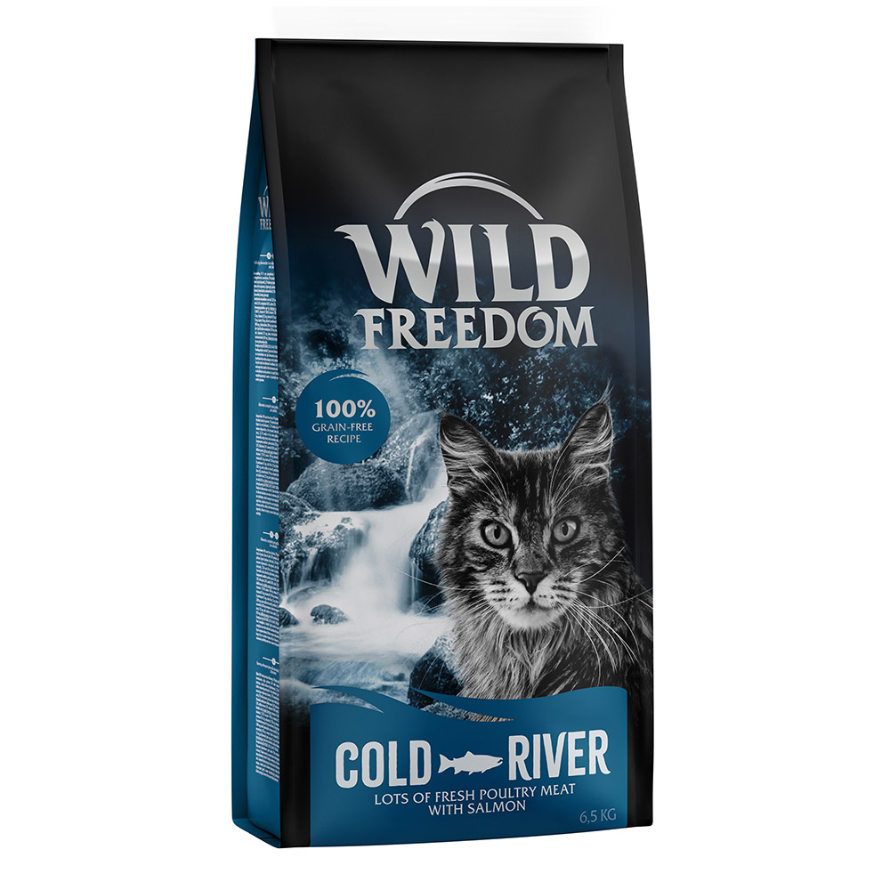 6,5 kg Wild Freedom Trockenfutter + Snack "Wild Bites  gratis dazu! - Cold River - Lachs von Wild Freedom
