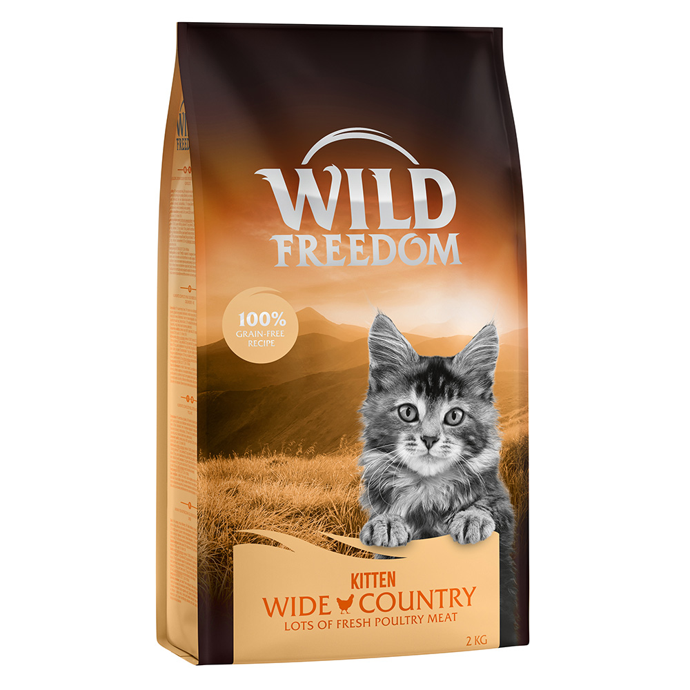 6,5 kg Wild Freedom Trockenfutter + Snack "Wild Bites  gratis dazu! - Kitten Wide Country - Geflügel von Wild Freedom