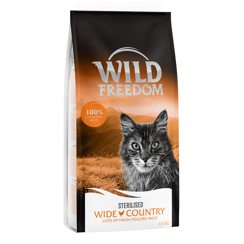 6,5 kg Wild Freedom Trockenfutter Adult Wide Country - Sterilised Geflügel 6,5 kg Wild Freedom Trockenfutter Adult Wide Country - Sterilised Geflügel von Wild Freedom
