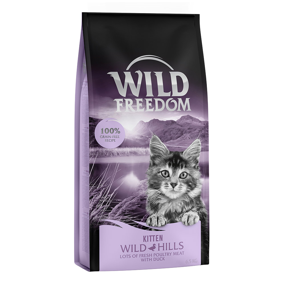 6,5 kg Wild Freedom Trockenfutter Kitten Wild Hills - Ente von Wild Freedom