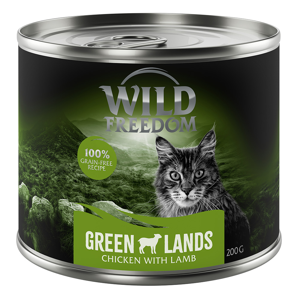 Sparpaket Wild Freedom Adult 24 x 200 g - Green Lands - Lamm & Huhn von Wild Freedom