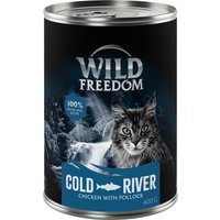 Sparpaket Wild Freedom Adult 24 x 400 g - Cold River - Seelachs & Huhn von Wild Freedom