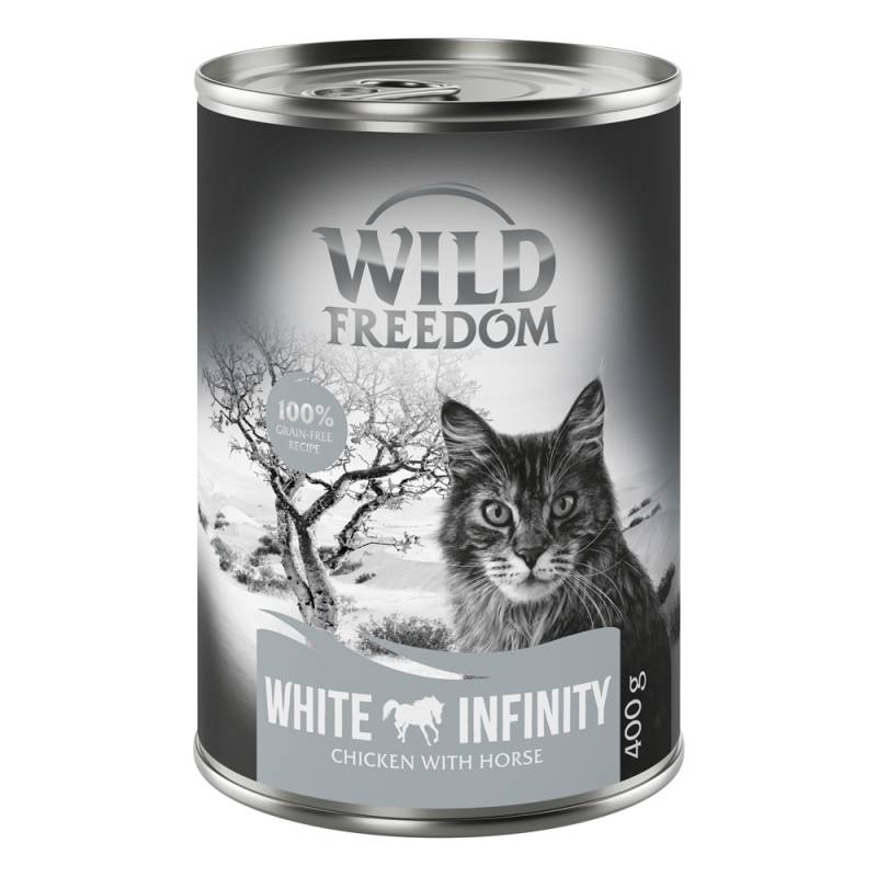 Sparpaket Wild Freedom Adult 24 x 400 g - White Infinity - Huhn & Pferd Sparpaket Wild Freedom Adult 24 x 400 g - White Infinity - Huhn & Pferd von Wild Freedom
