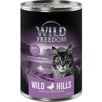 Sparpaket Wild Freedom Adult 24 x 400 g - Wild Hills - Ente & Huhn von Wild Freedom