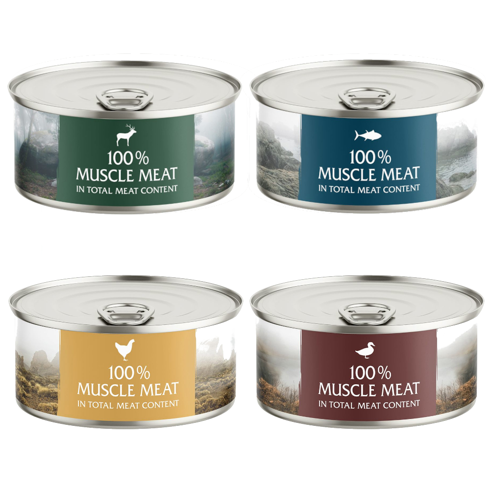 Sparpaket Wild Freedom Instinctive 24 x 70 g - Ergänzungsfuttermittel - Mixpaket Misty Mountains (4 Sorten) Sparpaket Wild Freedom Instinctive 24 x 70 g - Ergänzungsfuttermittel - Mixpaket Misty Mountains (4 Sorten) von Wild Freedom