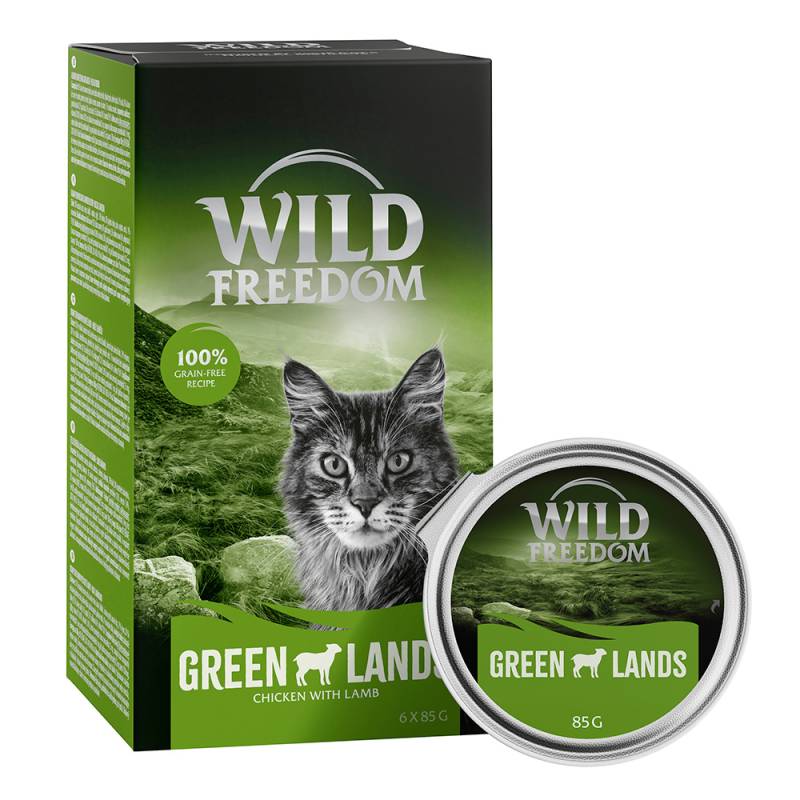 Sparpaket Wild Freedom Adult Schale 24 x 85 g - Green Lands - Lamm & Huhn von Wild Freedom