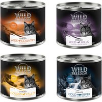 Sparpaket Wild Freedom Adult Sterilised 12 x 200 g - Mix (4 Sorten gemischt) von Wild Freedom