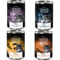 Sparpaket Wild Freedom Adult Sterilised 24 x 400 g - Mix (4 Sorten gemischt) von Wild Freedom
