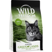 Sparpaket Wild Freedom Trockennahrung 2 x 6,5 kg - Adult Green Lands Sterilised - Lamm von Wild Freedom