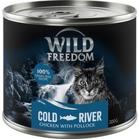 Wild Freedom Adult 6 x 200 g - getreidefrei - Cold River - Seelachs & Huhn von Wild Freedom