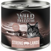 Wild Freedom Adult 6 x 200 g - getreidefrei - Strong Lands - Schwein & Huhn von Wild Freedom