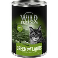 Wild Freedom Adult 6 x 400 g - getreidefrei - Green Lands - Lamm & Huhn von Wild Freedom