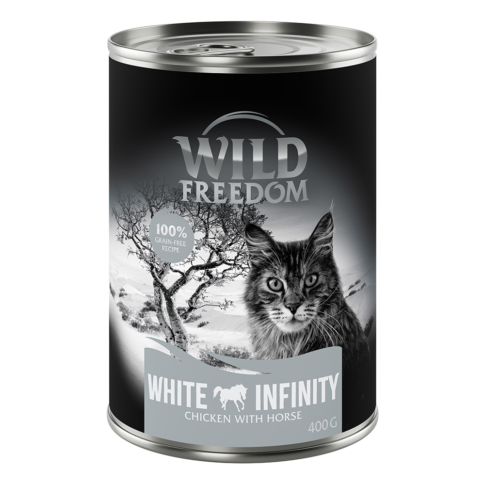 Wild Freedom Adult 6 x 400 g - getreidefreie Rezeptur - White Infinity - Pferd & Huhn von Wild Freedom
