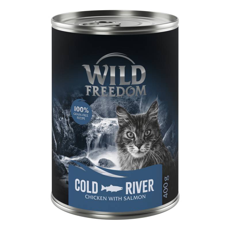 Wild Freedom Adult 6 x 400 g - getreidefreie Rezeptur - Cold River - Lachs & Huhn von Wild Freedom