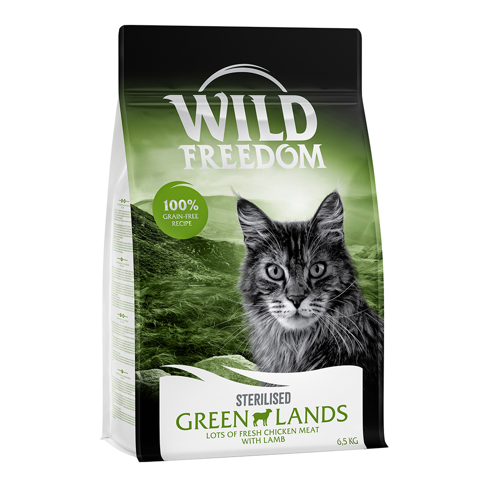 Wild Freedom Adult "Green Lands" Sterilised Lamm - getreidefreie Rezeptur - Sparpaket: 2 x 6,5 kg Wild Freedom Adult "Green Lands" Sterilised Lamm - getreidefreie Rezeptur - Sparpaket: 2 x 6,5 kg von Wild Freedom