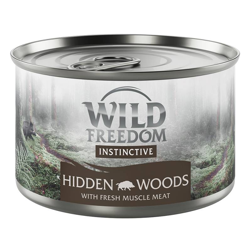 Wild Freedom Instinctive Ergänzungsfuttermittel 6 x 140 g - Hidden Woods- Wildschwein von Wild Freedom