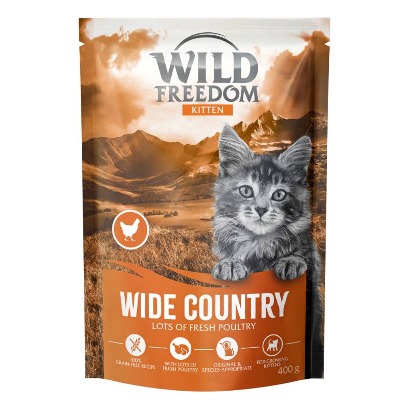 Wild Freedom Kitten "Wide Country" Geflügel - getreidefreie Rezeptur - NEU: 400 g von Wild Freedom