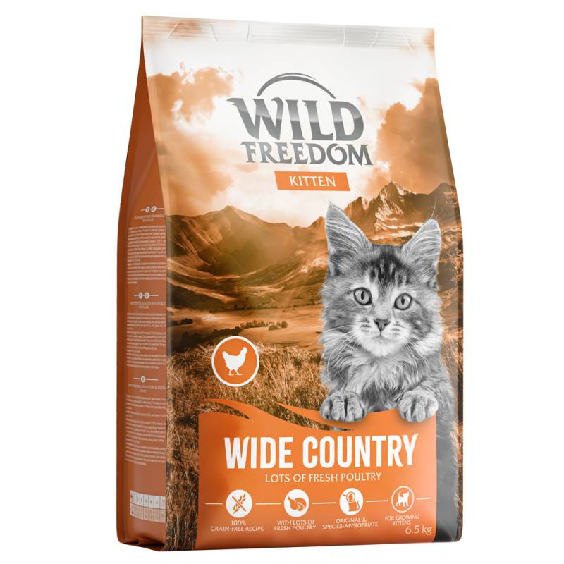 Wild Freedom Kitten "Wide Country" Geflügel - getreidefreie Rezeptur - NEU: Sparpaket 2 x 6,5 kg von Wild Freedom