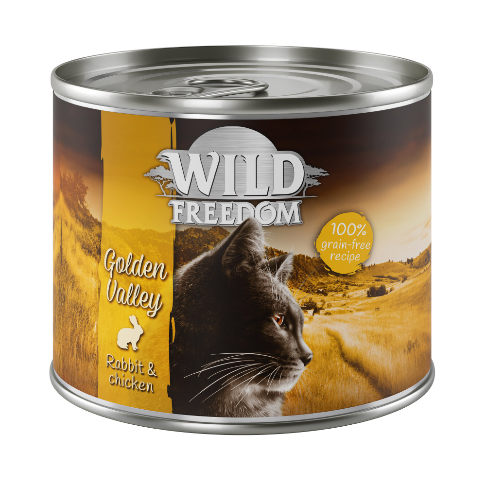 Wild Freedom Probierpaket: 400 g Trockenfutter + 6 x 200  /  70 g Nassfutter - Adult Wide Country Geflügel + gemischtes Paket 6 x 200 g von Wild Freedom