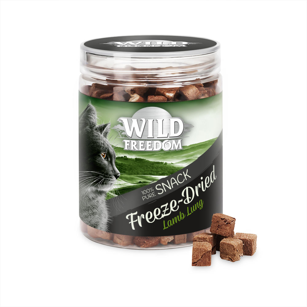 Wild Freedom RAW - gefriergetrocknete Snacks - Lammlunge 3 x 35 g von Wild Freedom