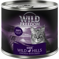 Wild Freedom Senior - "Wild Hills" Ente & Huhn - 12 x 200 g von Wild Freedom