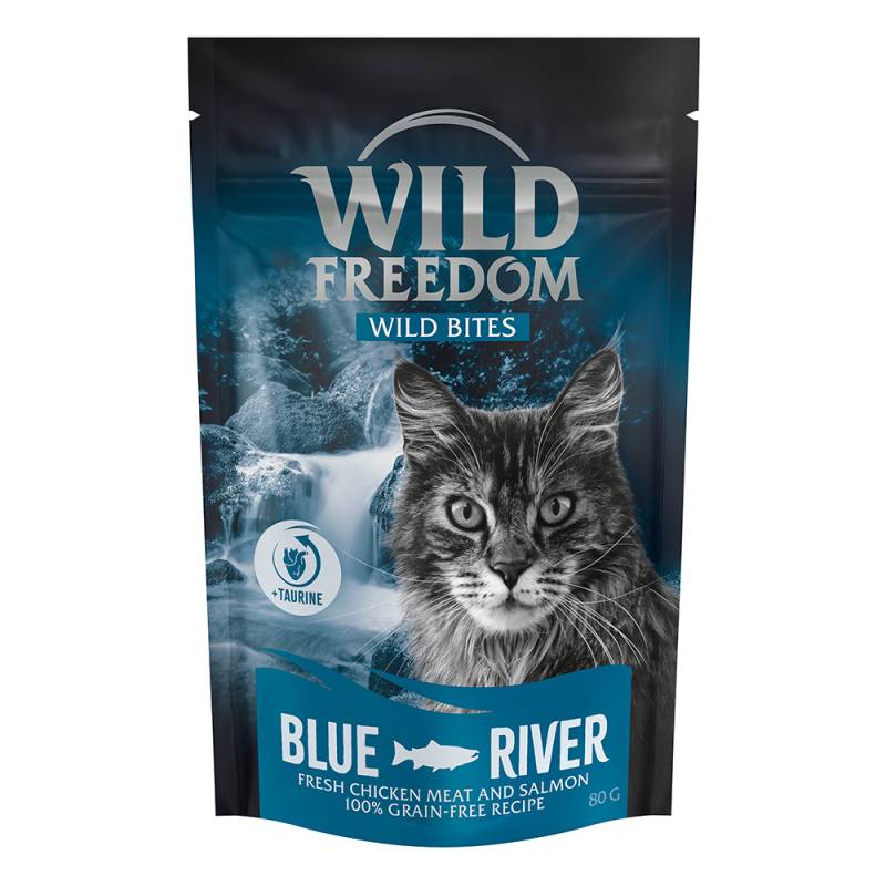 Wild Freedom Snack - Wild Bites (getreidefreie Rezeptur) - Blue River - Huhn & Lachs 80 g von Wild Freedom