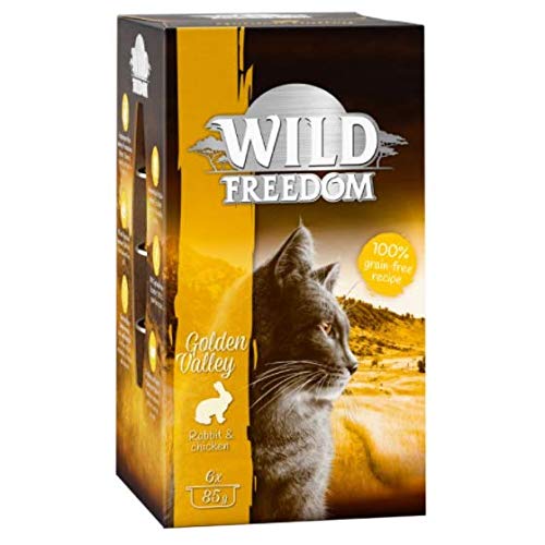 Wild Freedom Tabletts für Erwachsene, 24 x 85 g (Golden Valley – Kaninchen und Huhn) von Wild Freedom