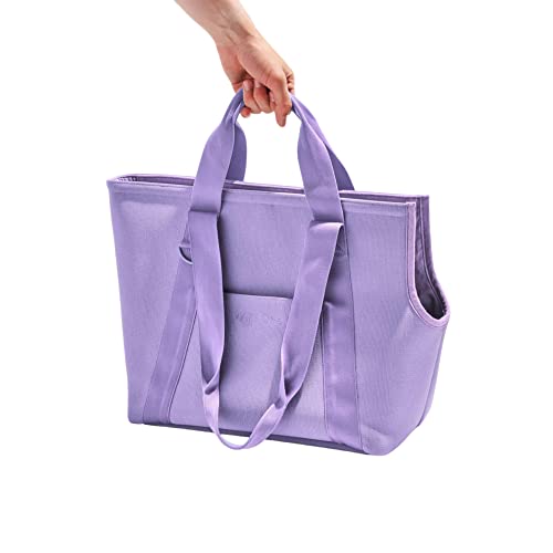 Wild One, Limited Edition, Lilac Designer Collection, Everyday Carrier, aus 100% recycelten Wasserflaschen, Doppellange Tragegurte (Flieder) von Wild One