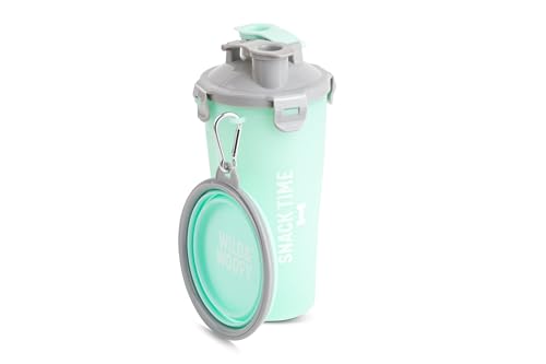 Wild & Woofy Break Time 2-in-1 Haustier-Reiseflasche und faltbarer Napf – Seafoam Wild & Woofy Break Time 2-in-1 Haustier-Reiseflasche und faltbarer Napf – Seafoam von Wild & Woofy