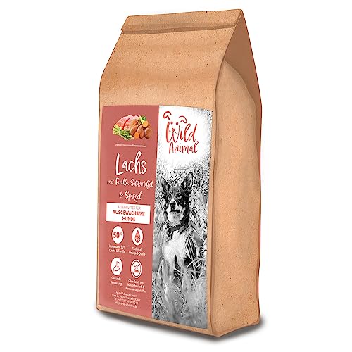 Wild Animal - Premium Hundefutter - Lachs mit Forelle, Süßkartoffel & Spargel, Trockenfutter, getreidefrei, 1er Pack (1 x 6kg) von WildAnimal