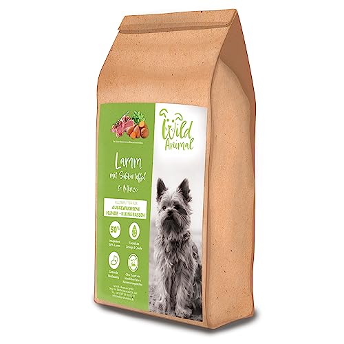 Wild Animal Mini - Premium Hundefutter - Premium Hundefutter - Lamm mit Süßkartoffel & Minze, Trockenfutter, getreidefrei, Trockenfutter, getreidefrei, 1er Pack (1 x 6kg) von WildAnimal