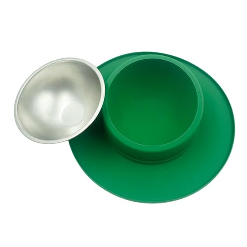 Anti Slip Pet Bowl – Stainless Steel No-Tip Dish, Kitten Water Feeder | Non-Skid Dog Bowl with Silicone Bottom, Easy to Clean Food Dish for Small Pets, Puppy Feeding Accessory for Home Dining, Travel von WildHarmony