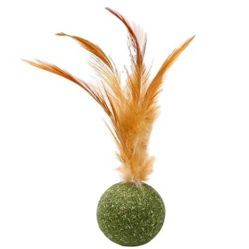 Catnip Feather Toy for Kittens – Interactive Chew Ball with Natural Ingredients | Edible Licking Cat Treat, Healthy Oral Care Teeth Cleaner, Stimulating Play Toy for Indoor Cats, Pet Enrichment Catnip Feather Toy for Kittens – Interactive Chew Ball with Natural Ingredients | Edible Licking Cat Treat, Healthy Oral Care Teeth Cleaner, Stimulating Play Toy for Indoor Cats, Pet Enrichment von WildHarmony