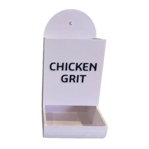 Chicken Grit Dispenser Feeder – Innovative Poultry Grit Feeder for Chicks, Durable Feed Supply Container for Coop Setup, Easy Fill Grit Tray for Hen House Use, Gift Idea for Farmers, Friends, Family von WildHarmony