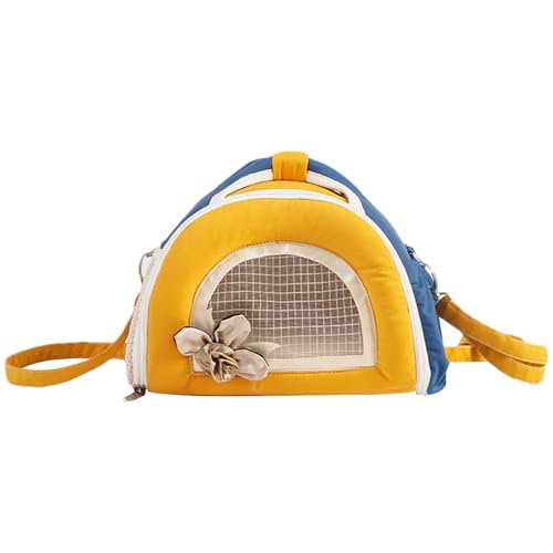 Chinchilla Travel Carrier – Lightweight Small Animal Carrying Case for Rabbit, Hamster, Hedgehog, Gerbil, Sugar Glider | Comfortable Outgoing Bag with Strap for Pet Travel, Walks, Vet Visits von WildHarmony