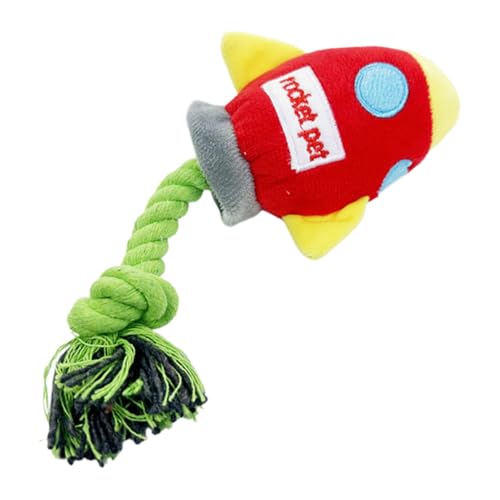 Dog Rope Toy for Aggressive Chewers – Rocket Shape Interactive Tug Toy with Knots, Chew-Resistant Design for Small Breeds, Puppies, Playtime, Health, Teething Relief, Fetch Training, Indoor Dog Rope Toy for Aggressive Chewers – Rocket Shape Interactive Tug Toy with Knots, Chew-Resistant Design for Small Breeds, Puppies, Playtime, Health, Teething Relief, Fetch Training, Indoor von WildHarmony