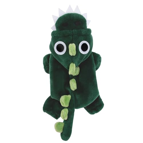 Funny Dog Dinosaur Costume – Stretchy Pet Cosplay Outfit with Hood | Halloween Puppy Clothes for Cats and Small Dogs, Cute Animal Dress-Up Apparel von WildHarmony