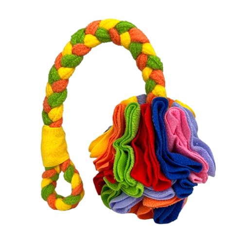 Large Breed Dog Snuffle Ball – Soft Enrichment Feeding Toy for Canines | Engaging Forage Puzzle Dispenser for Mental Stimulation, Treat Hunt Playtime, Portable Washable Pet Accessory for Small Medium Large Breed Dog Snuffle Ball – Soft Enrichment Feeding Toy for Canines | Engaging Forage Puzzle Dispenser for Mental Stimulation, Treat Hunt Playtime, Portable Washable Pet Accessory for Small Medium von WildHarmony